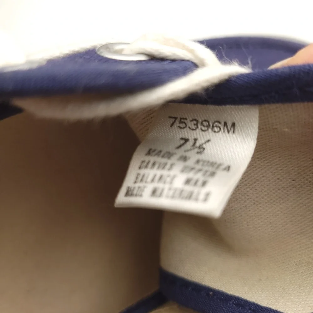 Timberland Boat Shoes Mens 7.5 Blue Canvas Deck Shoes‎